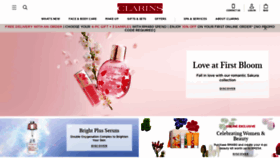 What Clarins.com.my website looked like in 2021 (3 years ago)