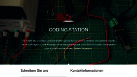 What Coding-station.de website looked like in 2021 (3 years ago)