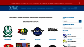 What Calimadedistro.com website looked like in 2021 (3 years ago)