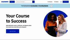 What Coursera.org website looked like in 2021 (3 years ago)
