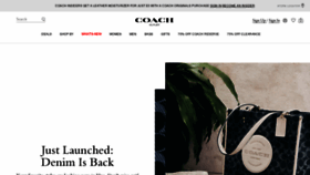 What Coachoutlet.com website looked like in 2021 (3 years ago)
