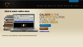 What Calibre-ebook.com website looked like in 2021 (3 years ago)