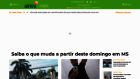 What Campograndenews.com.br website looked like in 2021 (3 years ago)