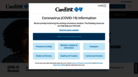 What Carefirst.com website looked like in 2021 (3 years ago)