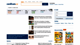 What Centrum.cz website looked like in 2021 (3 years ago)