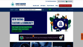 What Charitynavigator.org website looked like in 2021 (3 years ago)