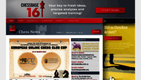 What Chessbase.com website looked like in 2021 (3 years ago)