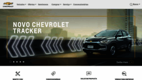 What Chevrolet.com.br website looked like in 2021 (4 years ago)