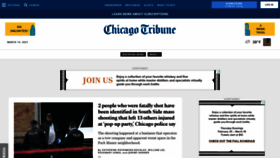 What Chicagotribune.com website looked like in 2021 (3 years ago)