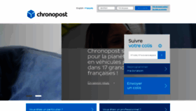 What Chronopost.fr website looked like in 2021 (3 years ago)