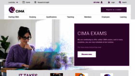 What Cimaglobal.com website looked like in 2021 (3 years ago)