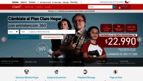 What Clarochile.cl website looked like in 2021 (3 years ago)