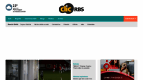 What Clicrbs.com.br website looked like in 2021 (3 years ago)