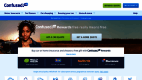 What Confused.com website looked like in 2021 (3 years ago)