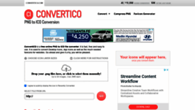 What Convertico.com website looked like in 2021 (3 years ago)