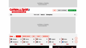 What Corrieredellosport.it website looked like in 2021 (3 years ago)