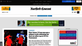 What Courant.com website looked like in 2021 (3 years ago)