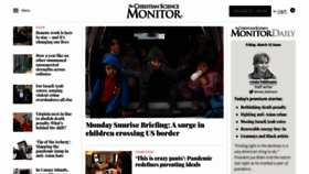 What Csmonitor.com website looked like in 2021 (3 years ago)