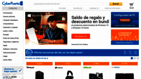 What Cyberpuerta.mx website looked like in 2021 (4 years ago)