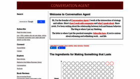 What Conversationagent.com website looked like in 2021 (4 years ago)