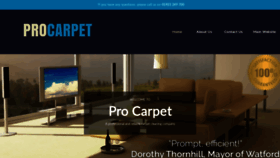 What Carpetcleanersinwatford.com website looked like in 2021 (3 years ago)