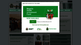 What Cbn.gov.ng website looked like in 2021 (3 years ago)