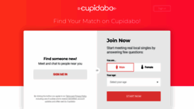 What Cupidabo.com website looked like in 2021 (3 years ago)