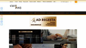 What Clujust.ro website looked like in 2021 (4 years ago)
