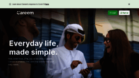 What Careem.com website looked like in 2021 (3 years ago)