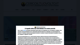 What Cercoiltuovolto.it website looked like in 2021 (3 years ago)