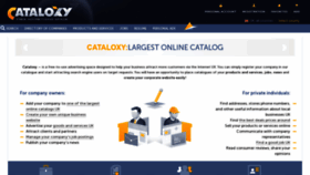 What Cataloxy.co.uk website looked like in 2021 (4 years ago)