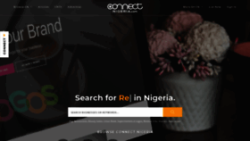 What Connectnigeria.com website looked like in 2021 (4 years ago)