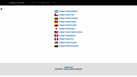 What Codigo-postal.co website looked like in 2021 (3 years ago)