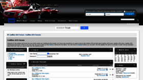 What Cadillacatsforum.com website looked like in 2021 (3 years ago)