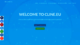 What Cline.eu website looked like in 2021 (3 years ago)