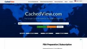 What Cachedview.com website looked like in 2021 (3 years ago)