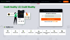 What Creditmantri.com website looked like in 2021 (3 years ago)