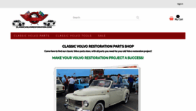 What Classicvolvorestoration.com website looked like in 2021 (3 years ago)