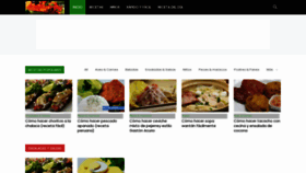 What Cocineroperu.com website looked like in 2021 (3 years ago)