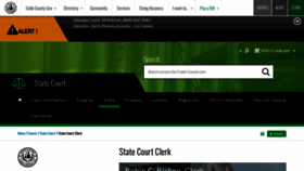 What Cobbstatecourtclerk.com website looked like in 2021 (3 years ago)