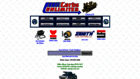 What Carburetion.com website looked like in 2021 (3 years ago)