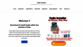 What Cydiainstaller.net website looked like in 2021 (3 years ago)