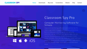 What Classroomspy.com website looked like in 2021 (3 years ago)