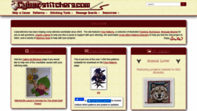 What Cyberstitchers.com website looked like in 2021 (3 years ago)