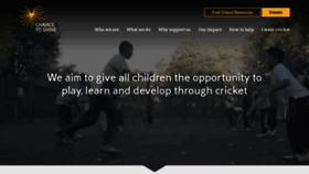 What Chancetoshine.org website looked like in 2021 (3 years ago)
