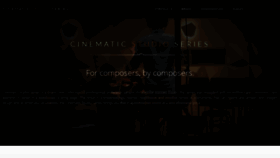 What Cinematicstudioseries.com website looked like in 2021 (3 years ago)