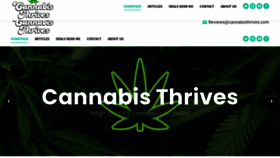 What Cannabisthrives.com website looked like in 2021 (3 years ago)