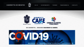 What Cadereytademontes.gob.mx website looked like in 2021 (3 years ago)