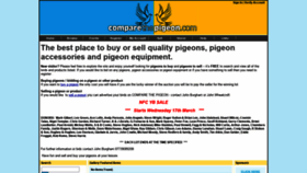 What Comparethepigeon.com website looked like in 2021 (3 years ago)