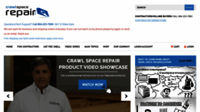 What Crawlspacerepair.com website looked like in 2021 (3 years ago)